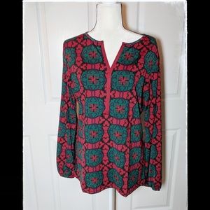 NWT Tracy Negoshian v-neck tunic XL